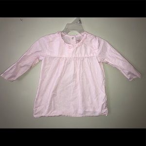 Vineyard Vines Pink & White Striped Shirt 12-18 m